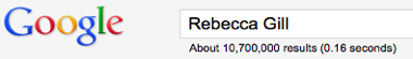 Searches for Generic Rebecca Gill