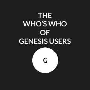 The Who's Who of Genesis Users
