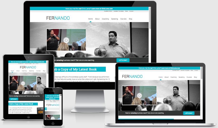 Fernando in Responsive Mode