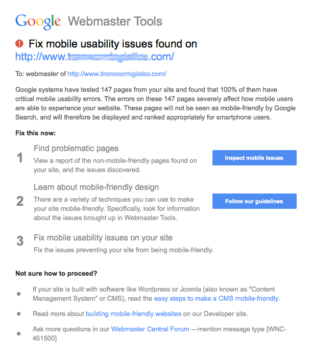 Fix Mobile Usability Issues