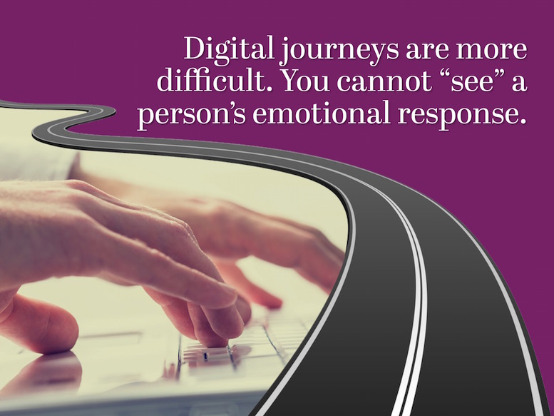 Digital journeys lack visual emotion